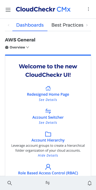 CloudCheckr CMx project screenshot